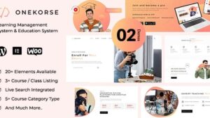 Onekorse (v1.0.7) LMS Education Theme