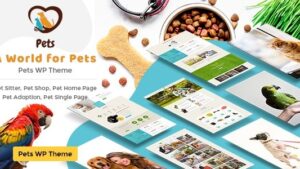 Pet World (v3.6) Dog Care & Pet Shop WordPress Theme