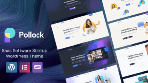 Pollock (v1.2.5) Saas Software Startup WordPress Theme