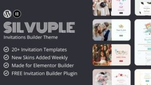 Silvuple v1.1 Online Invitation Maker Theme