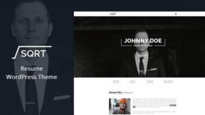 Squareroot v2.9.4 WordPress Resume Theme