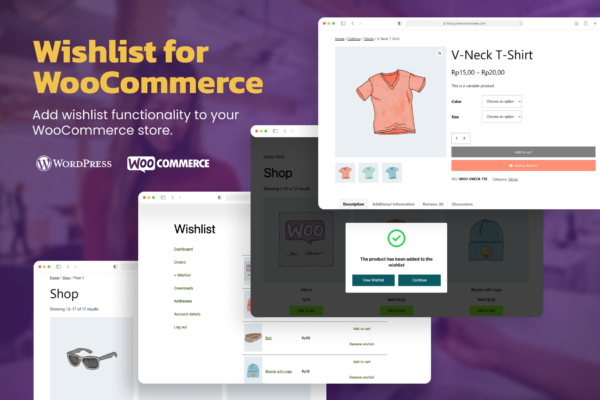 TW Wishlist for WooCommerce (v1.1.0) Save Your Favorite Products for Future Purchases
