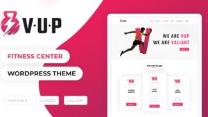 VUP v1.3 Fitness Center WordPress Theme