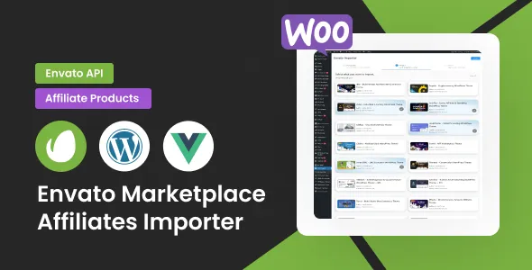 WooCommerce Envato Affiliates Importer v1.0.1 - 自动导入Envato联盟商品到WooCommerce商店