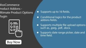 WooCommerce Product Addons (v1.0.9) Ultimate Product Options Plugin