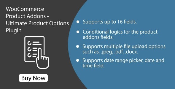 WooCommerce Product Addons (v1.0.9) Ultimate Product Options Plugin