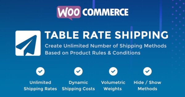 WooCommerce Table Rate Shipping By ZendCrew v1.4