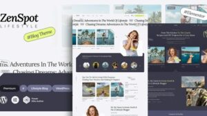 Fixed* ZenSpot (v1.0.0) LifeStyle Blog WordPress Theme
