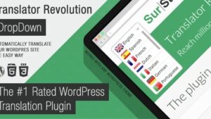 Ajax Translator Revolution DropDown WP Plugin v.2.2