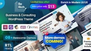 Berich (v1.0.5) Consulting Corporate WordPress Theme