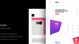 Caliris (v1.6) Responsive One Page WordPress Theme