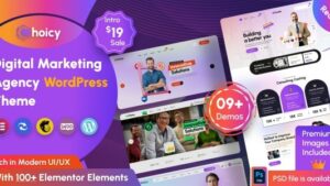 Choicy (v2.0.6) Digital Marketing Agency WordPress Theme