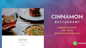 Cinnamon v3.9.2 Restaurant Theme for WordPress
