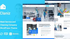 Claniz v1.0.3 Cleaning Services WordPress Theme