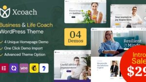 Xcoach (v1.5) Life And Business Coach WordPress Theme