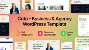 Crito v1.1.0 Business & Agency WordPress Theme