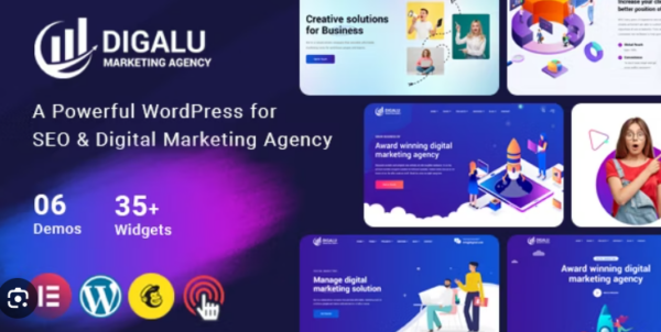 Digalu (v1.0.1) Digital Marketing Agency WordPress