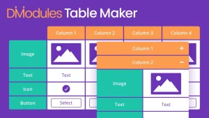 Divi Table Maker Modules - Brings Beautiful Responsive Tables to The Divi Builder v2.0.1