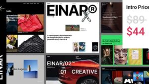 Einar (v1.3.1) Design Agency WordPress Theme [Activated]