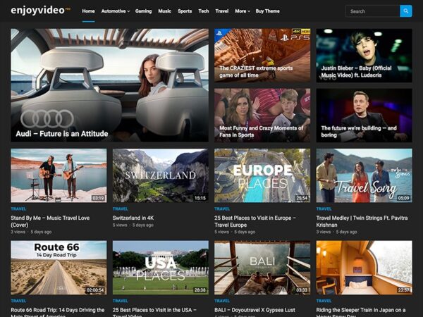 EnjoyVideo Pro (v1.1.3) WPEnjoy Theme (Activated)