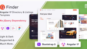 Finder Angular 18 Directory & Listings Template v2.0.0