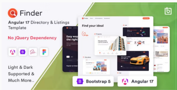 Finder Angular 18 Directory & Listings Template v2.0.0