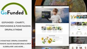 Gofunded 15 March 2023 - Charity, Crowdfunding & Fund Raising Drupal 9 Theme