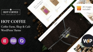 Hot Coffee (v1.7) Coffee Shop, Farm & Cafe WordPress Theme