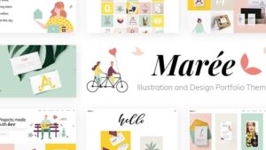 Marée (v1.2) Illustration and Design Portfolio Theme