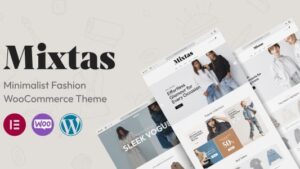 Mixtas (v1.1.2) Minimalist Fashion WooCommerce Theme