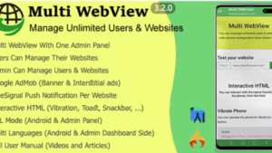 Multi WebView + Admin Panel v3.2.0