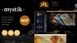 Mystik (v1.2.6.1) Astrology & Esoteric Horoscope Fortune Telling WordPress Theme + RTL