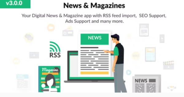 News v3.2.3 - News & Magazines Script & Laravel News & Magazines / Blog / Articles OpenAI Writer / OpenAI