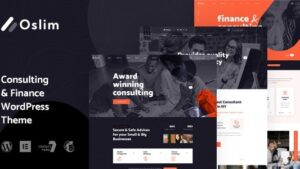 Oslim v1.0 Consulting & Finance WordPress Theme