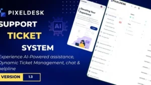 PixelDesk (v1.4) Support Ticket System With OpenAI (Activated)