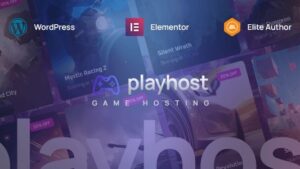 Playhost (v1.0.2) Game Hosting Server WordPress Theme