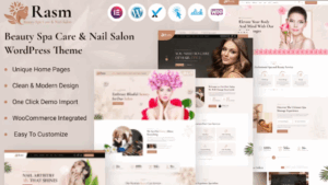 Rasm (v1.0.0) Beauty Spa Care & Nail Salon WordPress Theme