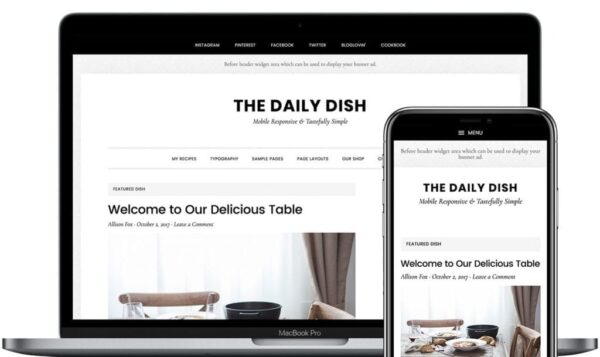 StudioPress Daily Dish Pro (v2.0.0) Genesis WordPress Theme