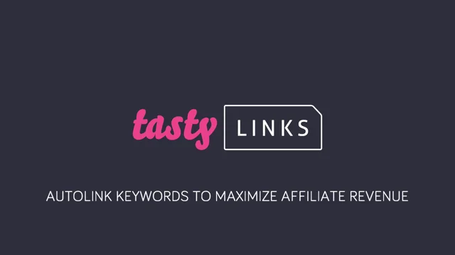 Tasty Links – Automatically link keywords v1.4.3 [Activated]