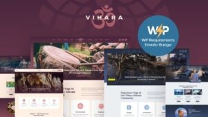 Vihara (v1.2.4) Ashram Oriental Buddhist Temple WordPress Theme + RTL