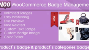 WooCommerce Products Badge Management v5.1