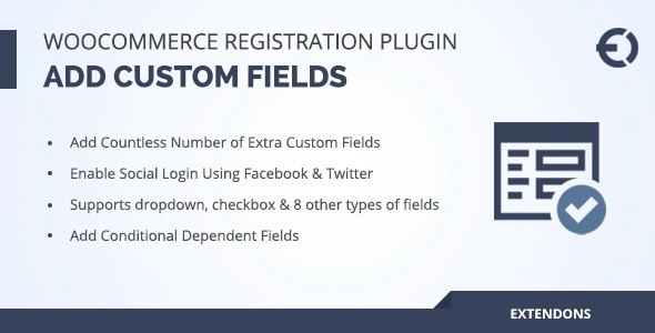 v3.2.3 WooCommerce Registration Fields Plugin - Custom Signup Fields