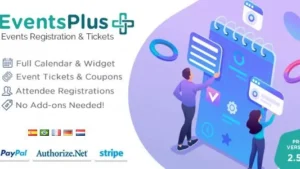 v2.6.3 WordPress Events Calendar Registration & Tickets [EventsPlus]