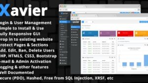Xavier (v3.2.3) PHP Login Script & User Management Admin Panel