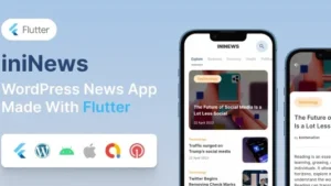 (19 June 2023) iniNews Flutter mobile app for WordPress