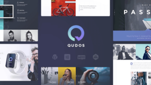 Qudos v1.5.3 (Activated) Multi-Purpose Business & Portfolio for Elementor WordPress Theme