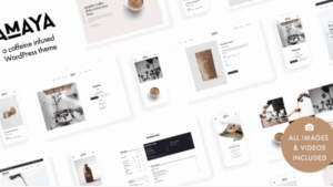 Amaya (v2.21) Coffee Shop WordPress Theme  [Activated]