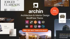 Archin (v1.0.5) Architecture & Interior Design WordPress Elementor Theme