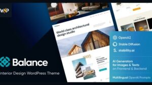 Balance v1.6.0 Interior Design WordPress Theme