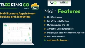 BookingGo SaaS v5.2 Multi Business Appointment Booking and Scheduling [Activated]